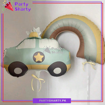 Matte Rainbow Shaped Foil Balloon For Theme Decoration and Celebrations